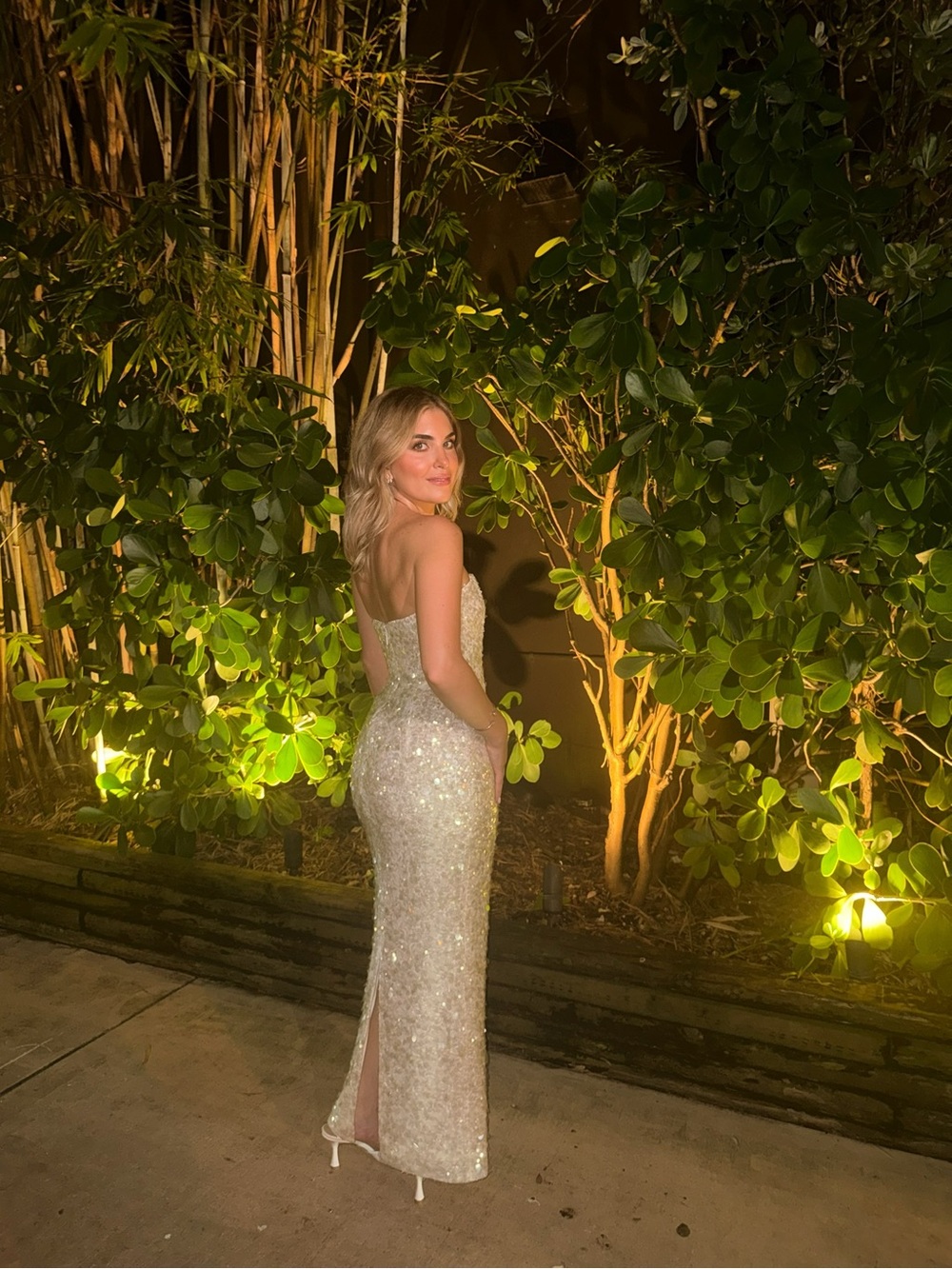 Helsi- leslie sequin column gown
